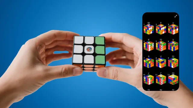 Follow 3x3 Rubik's Cube Algorithms